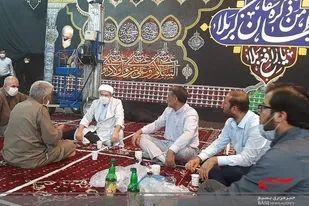 سرکشی مسئول نمایندگی ولی فقیه در سپاه انصارالحسین(ع) از آماده&zwnj;سازی هیئت رزمندگان همدان برای محرم