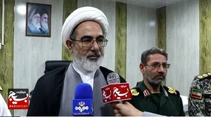 اختصاصی با خبرگزاری بسیج هرمزگان در حاشیه بازدیدرئیس سازمان قضایی نیروهای مسلح از منطقه محروم جاسک