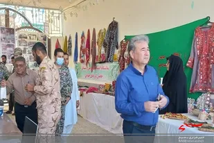 برپایی نمایشگاه اقتصاد مقاومتی و مشاغل خانگی به همت بسیج سازندگی سپاه کنارک