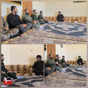 تکریم خانواده شهید ساعدی در شهرستان کرخه