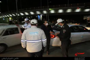 بازدید فرمانده سپاه و فرماندار ملایر از اجرای طرح محدودیت&zwnj;ها