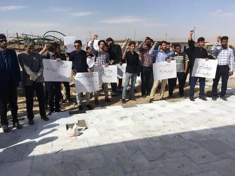 واکنش دانشجویان خراسان شمالی به سخنان رئیس جمهور آمریکا