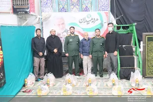 توزیع ۲۵۰ بسته معیشتی توسط پایگاه امام حسن (ع)