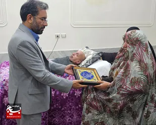 عیادت و تکریم از مداح و پیرغلام حسینی، حسین نعیمی در زاهدان