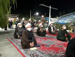 حضور فرمانده سپاه جوادالائمه(ع) خراسان شمالی در هیئات عزاداری بجنورد
