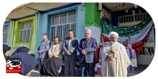 زنگ انقلاب اسلامی و رژه خودروی در وردنجان