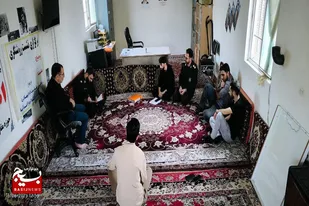 بازدید معاون فرهنگی سپاه انصارالحسین(ع) از پایگاه شهید عسگری اسدآباد
