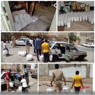 توزیع بیش از هزار دست غذا به همت بسیجیان پایگاه شهید صدرزاده
