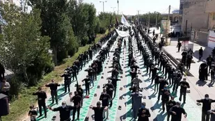 اجتماع عاشورایی در شهرستان بروجن