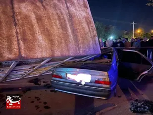 تصادف خاور و پرشیا در اردبیل با یک مصدوم