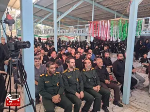 برگزاری اولین سالگرد شهید غلامرضا سوری، در شهرستان فردیس