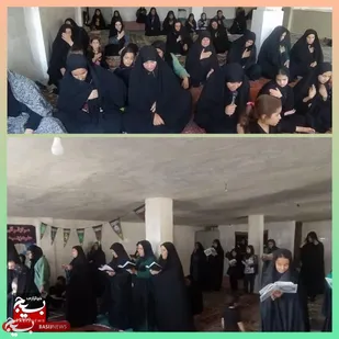 چله ی زیارت عاشورا و نشست حجاب و عفاف