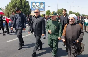 مراسم دلدادگان اربعین حسینی در بیرجند