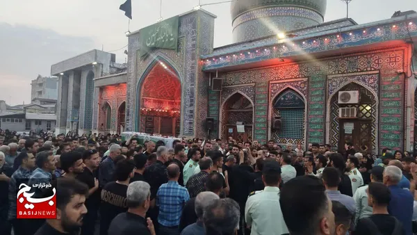 مراسم تشییع پیکر شهید مدافع نظم و امنیت مجید کاظم پور