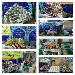 آماده سازی بسته&zwnj;های معیشتی پایگاه نجمه خاتون حوزه مهدیه ناحیه مرکزی یزد