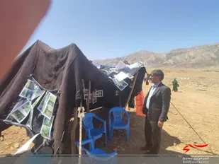 برپایی نمایشگاه پایگاه اسوه در دهستان ریگ
