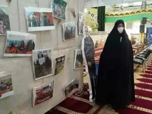 بازدید فرمانده حوزه عصمتیه از جشنواره جهادگران علم وفن آوری