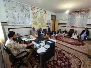دیدار با ریش سفیدان و معتمدین بخش مرکزی شهرستان تفتان