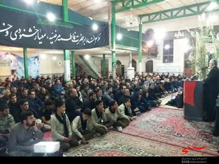 یادواره شهدای مدافع حرم و ۳۶ شهید دهستان قهورد سفلی برگزار شد