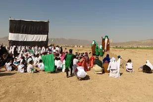 بازسازی واقعه غدیر در لردگان