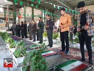 تجدیدمیثاق با شهدای ورزشکار درچهارمحال و بختیاری +عکس