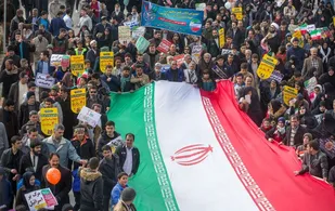 راهپیمایی یوم الله ۲۲ بهمن در سراسر استان کرمانشاه برگزار شد