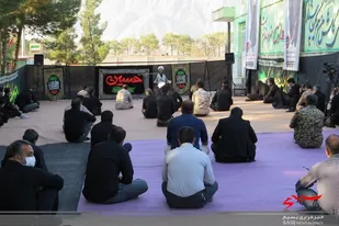 مراسم عزاداری حضرت اباعبدالله الحسین (علیه السلام)در یگان امنیت برگزار شد.