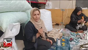 ۷۰ نفر اشتغال در حوزه مشاغل خانگی/کار و تولید عامل احیای جامعه و مورد تاکید رهبر عزیز است&nbsp;