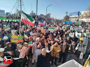 خلق حماسه تاریخی فریمانی&zwnj;ها در حمایت از جمهوری اسلامی