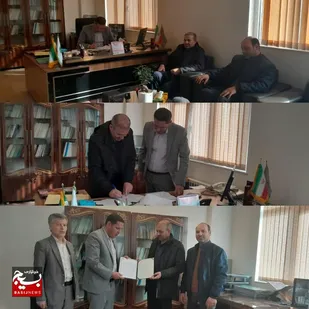انعقاد تفاهم نامه همکاری فی&zwnj;ما&zwnj;بین منابع طبیعی و آبخیزداری شهرستان مشگین شهر با بسیج سازندگی شهرستان