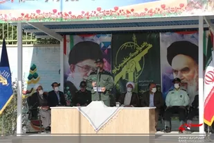 مراسم صبحگاه مشترک بمناسبن هفته دفاع مقدس