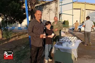 برپایی موکب مهدی فاطمه (عج) به همت آماد و پشتیبانی سپاه انصار الحسین (ع) همدان