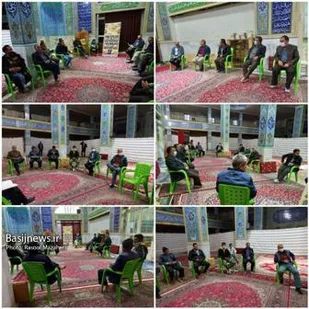 سرکشی از پایگاه مقاومت بسیج روستای تمندگان