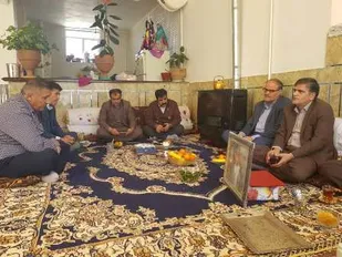 دیدار با خانواده شهید عبدالرضا محمدی در لردگان
