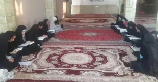 جزء خوانی قر]ن در روستای مسن