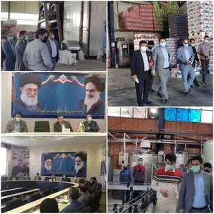 بازدید میدانی از واحدهای صنعتی شهرستان سپیدان با مانع زدایی ۲ واحد تولیدی