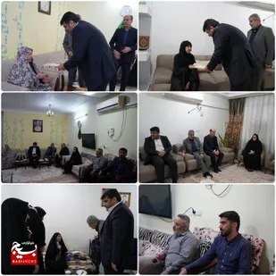 دیدار سرپرست فرمانداری اهواز با خانواده های شهید دوران دفاع مقدس و تقدیر از مادران شهدا