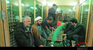 آیین غبارروبی و عطرافشانی امامزادگان شهرکرد