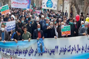 خلق حماسه ۲۲ بهمن در چهل و سومین سالروز پیروزی انقلاب در بهار