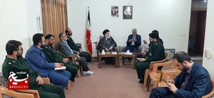 فرمانده و معاونت&zwnj;های سپاه بابل با عضو مجلس خبرگان رهبری دیدار کردند