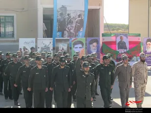 صبحگاه مشترک نیروهای مسلح شهرستان رزن