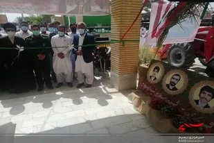 نمایشگاه هفته دفاع مقدس در مهرستان افتتاح شد