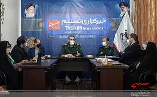 نشست خبری مسئولین رده های اقشاری بسیج  سپاه  قم
