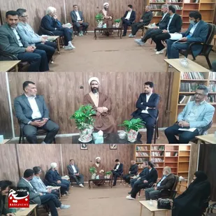 دیدار احمدرضا عزیزی با چند تن از مسئولین شهر جونقان