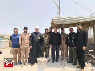 بازدید و سرکشی از خط مرزی شلمچه و رزمندگان لشکر عملیاتی ۷ ولیعصر (عج)