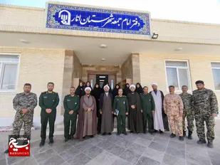 دیدار بسیجیان با امام جمعه انار در اولین روز هفته بسیج