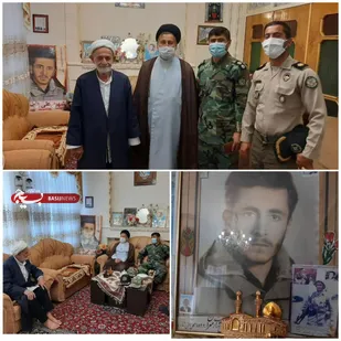 دیدار رئیس عقیدتی سیاسی تیپ ۱۵۸ شهید کشاورزیان نزاجا شاهرود با روحانی بازنشسته لشکر ۵۸
