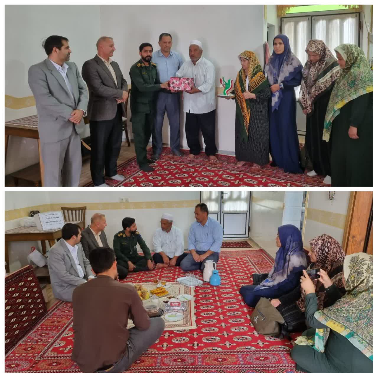 دیدار و تجلیل از خانواده معزز شهید گرانقدر رجب دردی بزن دیدار و تجلیل از خانواده معزز شهید گرانقدر رجب دردی بزن