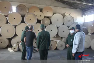 بازدید فرمانده سپاه از کارتن سازی شبنم مراغه