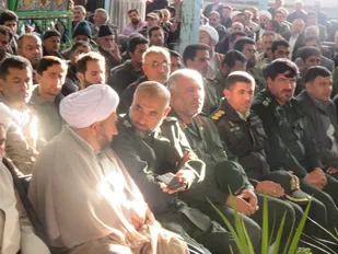 مراسم گرامیداشت شهید مدافع حرم علیرضا جیلان در بروجن